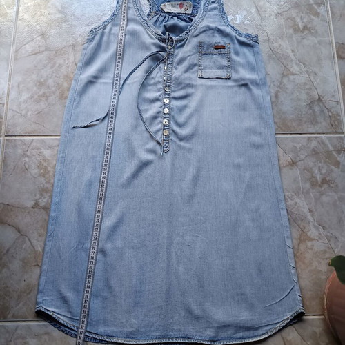 Sack's summer dress like new, blue, size L
