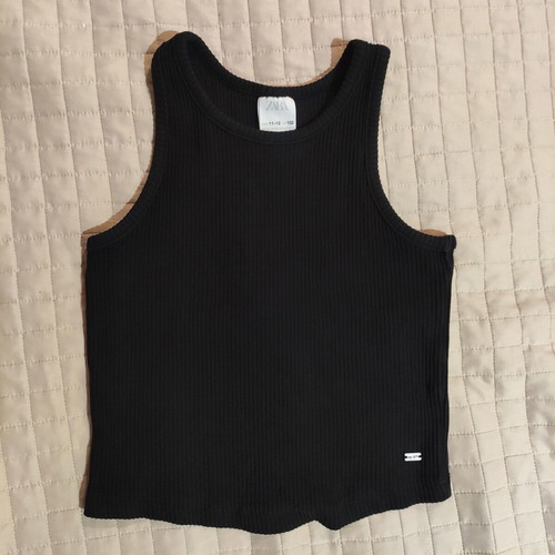 Zara black tank top, size 152 cm, age 12