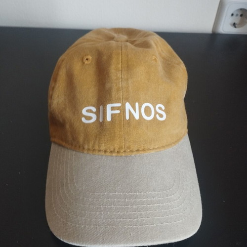 Cap with Sifnos name and Greek logo like new