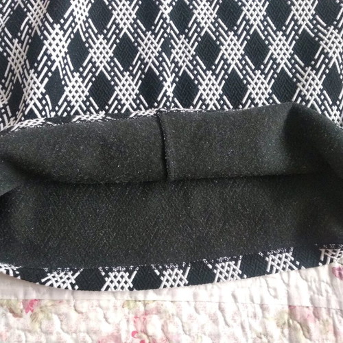 Taifun checked skirt like new, black and white, size S