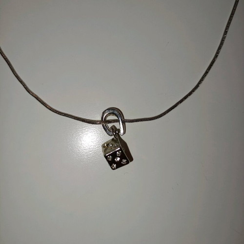Dice necklace like new