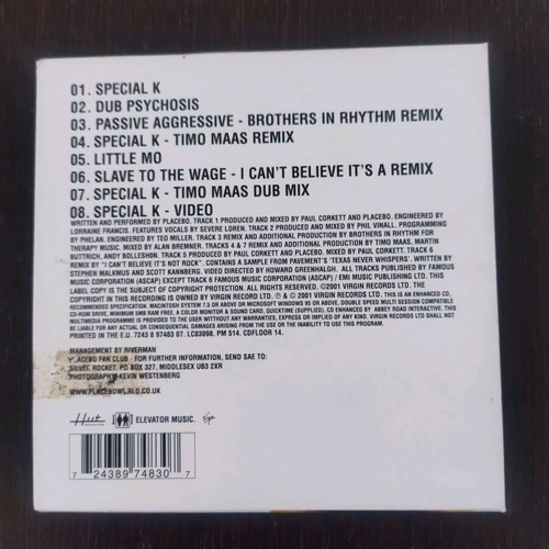 Placebo Special K CD new, rock