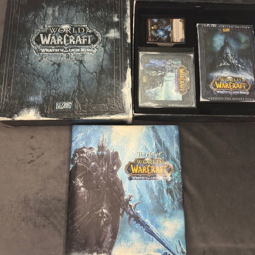 World of Warcraft Wrath of the Lich King Collector’s Edition new complete set
