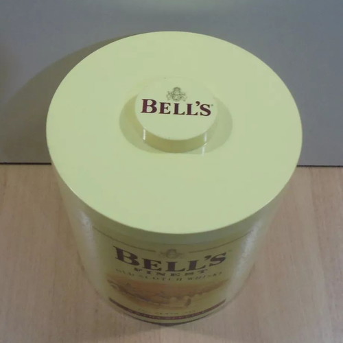 Bell's scotch whisky old promotional plastic ice bucket used