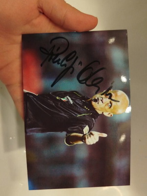 Pierluigi Collina autograph handwritten, new, authentic