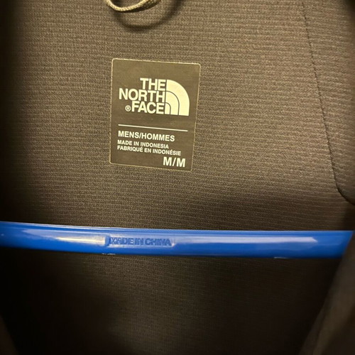 The North Face hybrid full zip jacket used, gray, size M