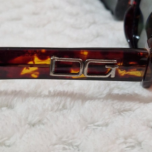 Dolce Gabbana women's sunglasses used, brown multicolor