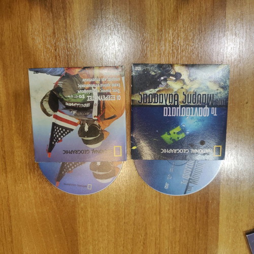 National Geographic collectible DVDs like new, set of 6