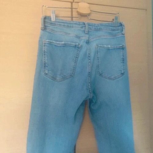 Zara crop jeans, blue, size L / 40 / 12
