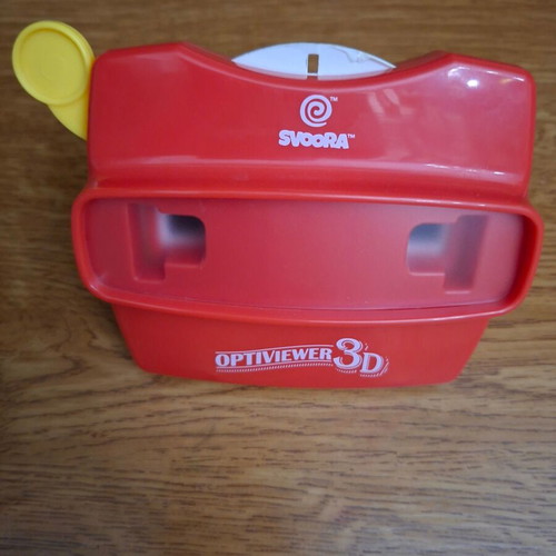 Svoora 3D Optiviewer red with circular reel, like new