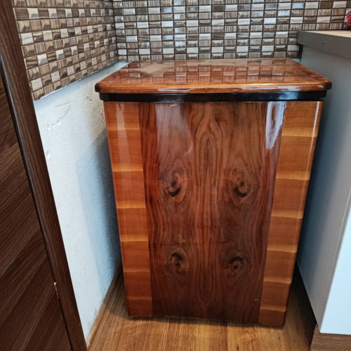 Ideal YZ-808 Japanese sewing machine with wooden cabinet