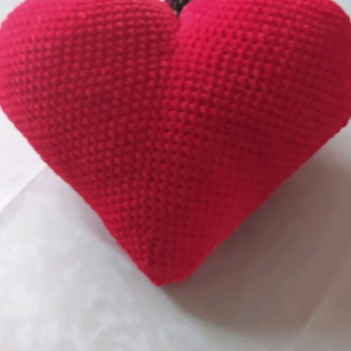 Handmade large decorative heart pillow 110cm new