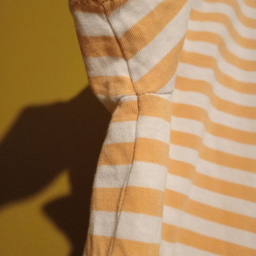 M&S Collection striped oversized T-shirt 100% cotton new