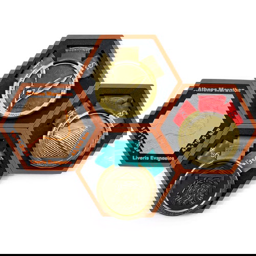 Custom 3D route and medal base new, personalized