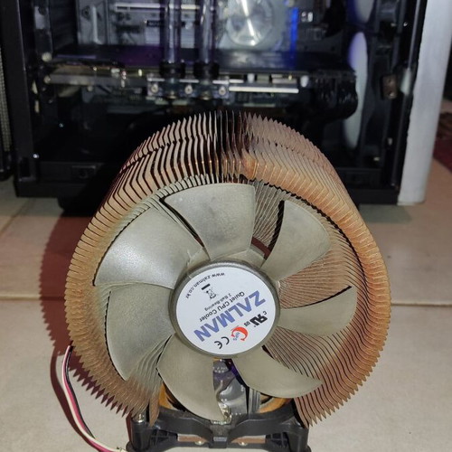 Zalman s775 used copper heatsink with heatpipes
