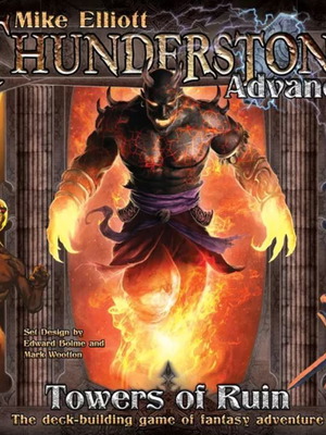 Thunderstone Advance board game like new, starter set and Towers of Ruin