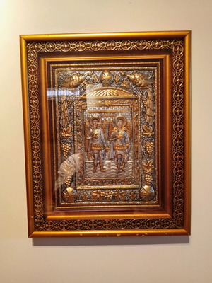 Εικόνα παλιά χειροποίητη σαν καινούργιο 36χ44