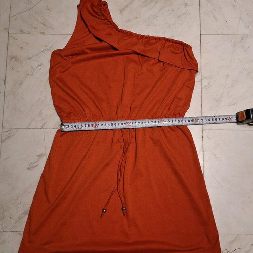Red one-shoulder dress above the knee like new