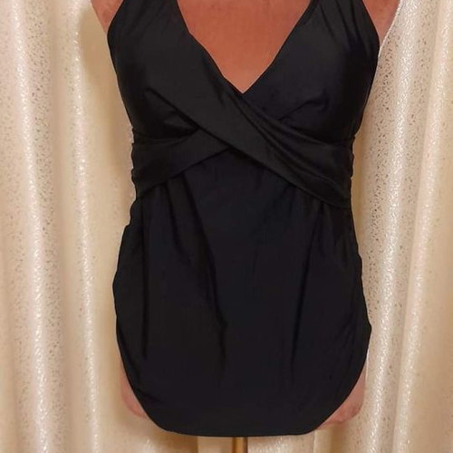 One-piece swimsuit black