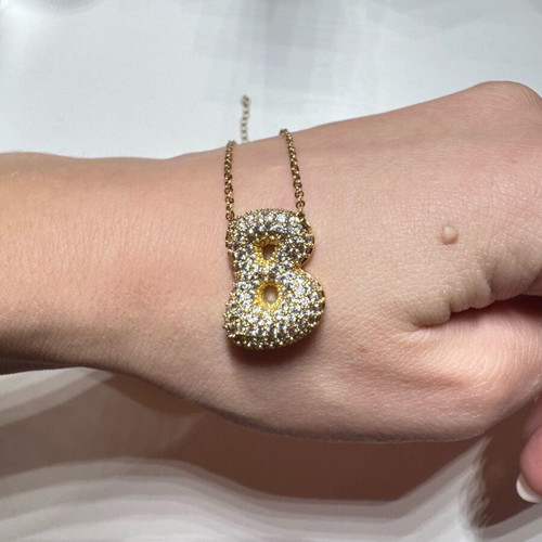 Monogram bubble new, gold color