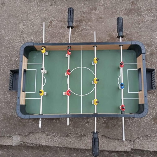 Mini foosball table used, missing balls