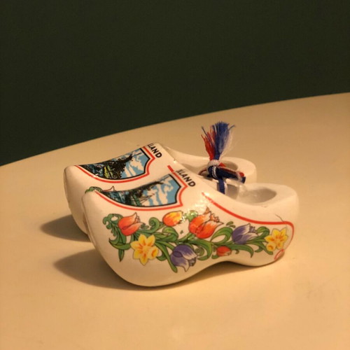 Wooden decorative shoes like new from Holland
