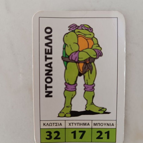 Teenage Mutant Ninja Turtles vintage cards like new