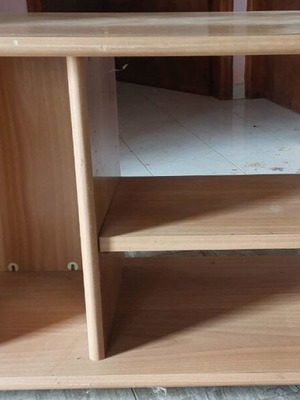 Έπιπλο τηλεόρασης Neoset και ξύλινη σιντιέρα σαν καινούργια
