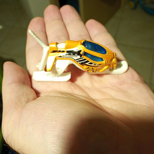 Matchbox Ice Exploration Wing Chiller orange used metal helicopter