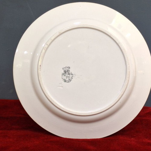 Boch Frères Ottoman Market Plate used with traditional motifs