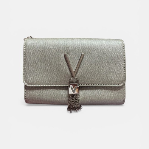 Valentino Divina shoulder bag like new, silver