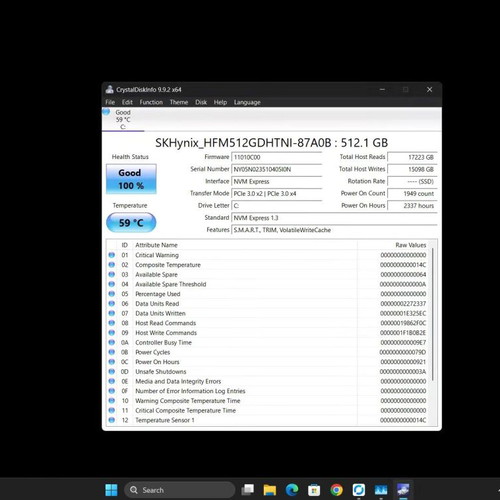 Dell Inspiron 16 5620 laptop i7-1255U 16GB RAM 512GB NVMe SSD