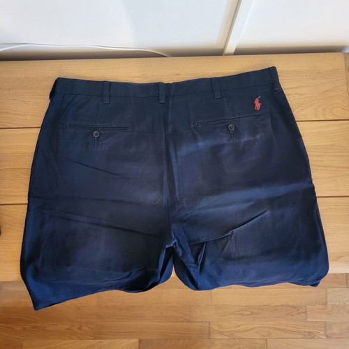 Polo Ralph Lauren chino shorts used, size Large W36, dark blue