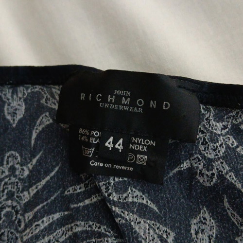 John Richmond elastic dark blue blouse
