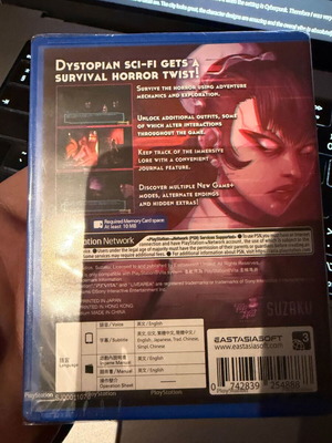 Sense Cyberpunk Ghost Story PS Vita Kickstarter Version new