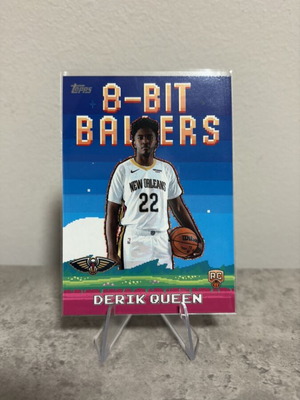 Derek Queen 8-Bit Ballers 2025-26 Topps Card new