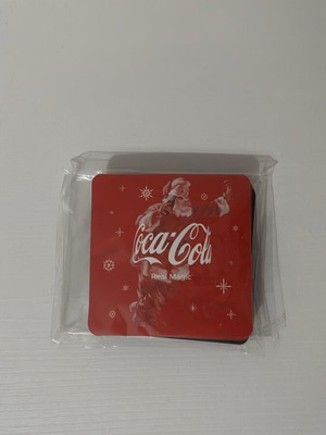Coca-Cola Christmas collectible coaster set new, 4 pieces