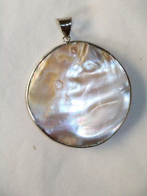 Рядко мида mother of pearl с 925 сребро Nature Ocean SBTS038B нова