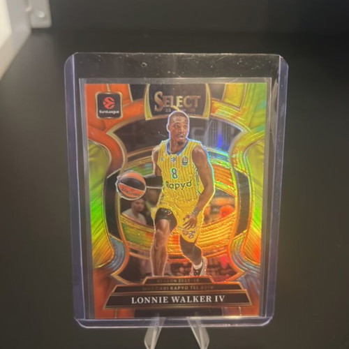 Lonnie Walker IV Select Maccabi Tel Aviv Euroleague card new