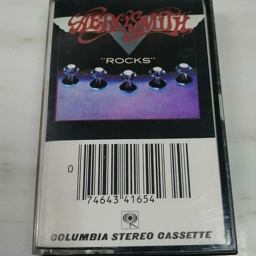 Aerosmith Rocks 1976 cassette tape, rock