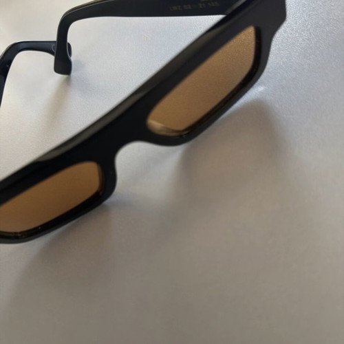 Retrosuperfuture sunglasses like new, black frame and orange lens