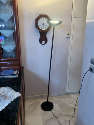 Floor lamp like new, 1.6m height, spotlight style with dimmer
