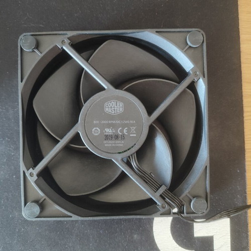 Cooler Master fans like new, pack of 2, 800-2000 rpm, 12V DC
