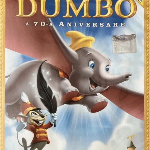 Dumbo DVD with Greek dubbing, animated movie