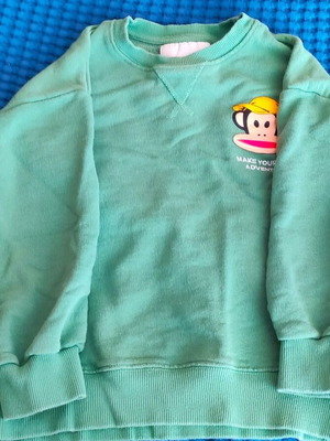 Zara sweatshirt for boys 8-9 years used, green