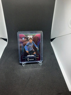 2022 Panini Prizm World Cup Qatar Purple Prizm Kyogo Furuhashi #128 RC като нов