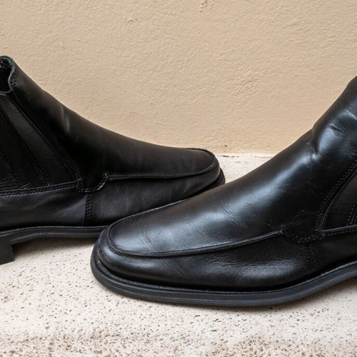 Thomas Stanford men's leather boots with elastic size 40 like new
