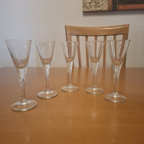 Liqueur glasses like new, set of 5 pieces