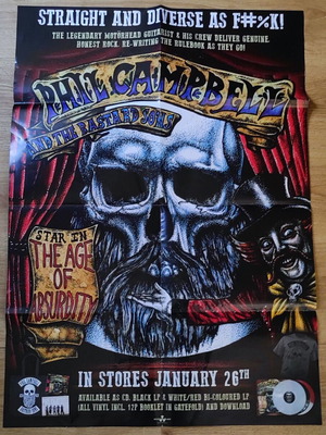 Phil Campbell σπάνια επίσημη αφίσα, 84x60 εκ.