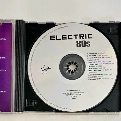 Electric 80's CD like new, electro pop and new wave hits